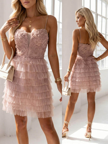 Deborah tyl dress  nude- 22022