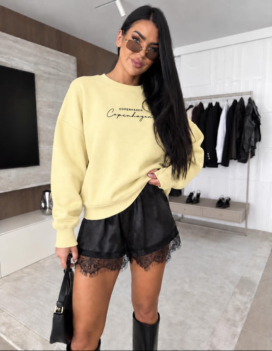 Copenhagen Sweat yellow   - E-00362-11