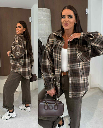 Tricia shirt coffe - 8358