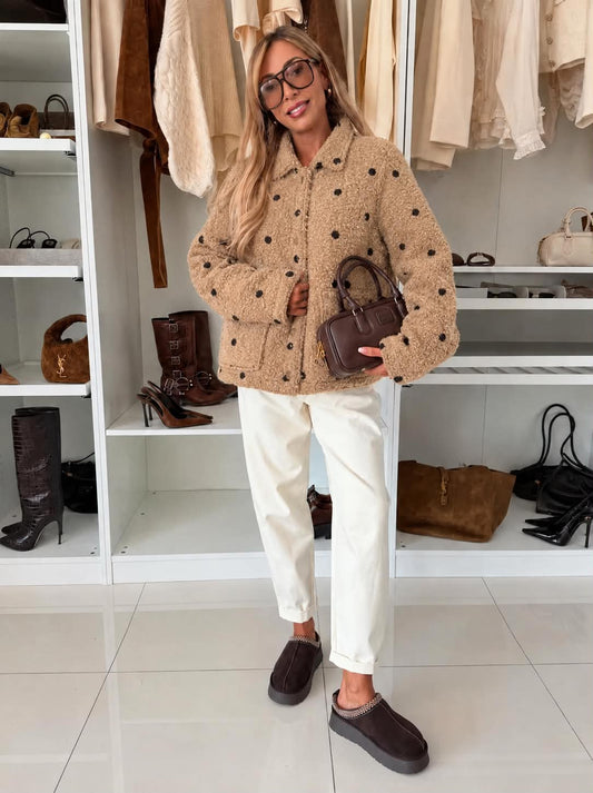Shema fleece Camel - 8402