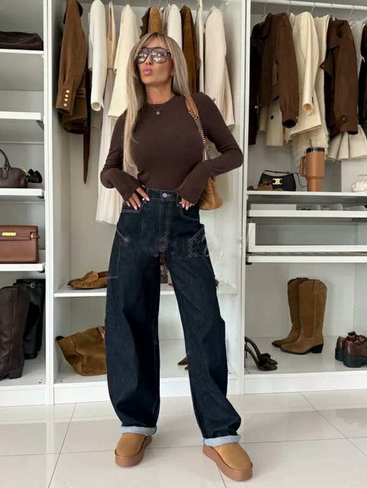 Elizza wide jeans - w3832