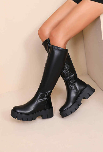 Millano boots Black shine  - WZ-123