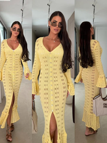 Cæcilia dress yellow - 26099