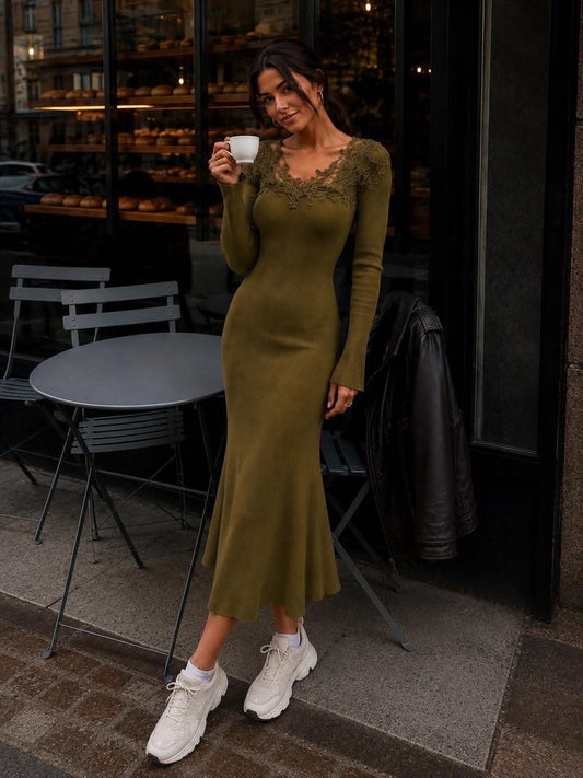 Mylah dress green - TU692