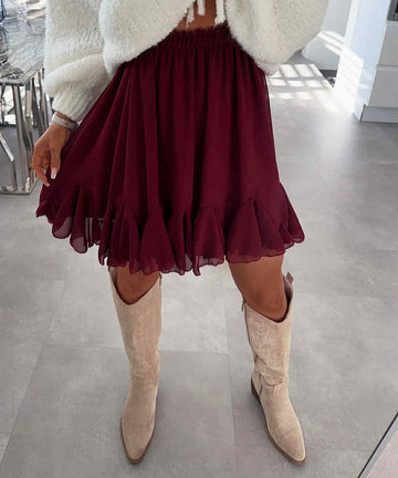 Resam skirt bordeaux
