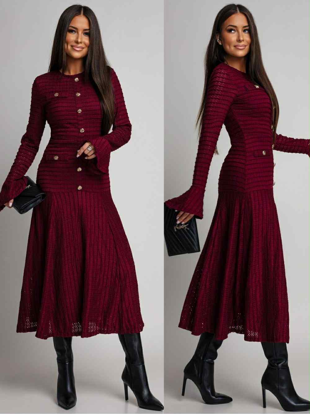 Grand dress Bordeaux