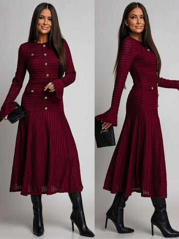 Grand dress Bordeaux