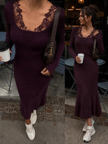 Mylah dress purple - TU692