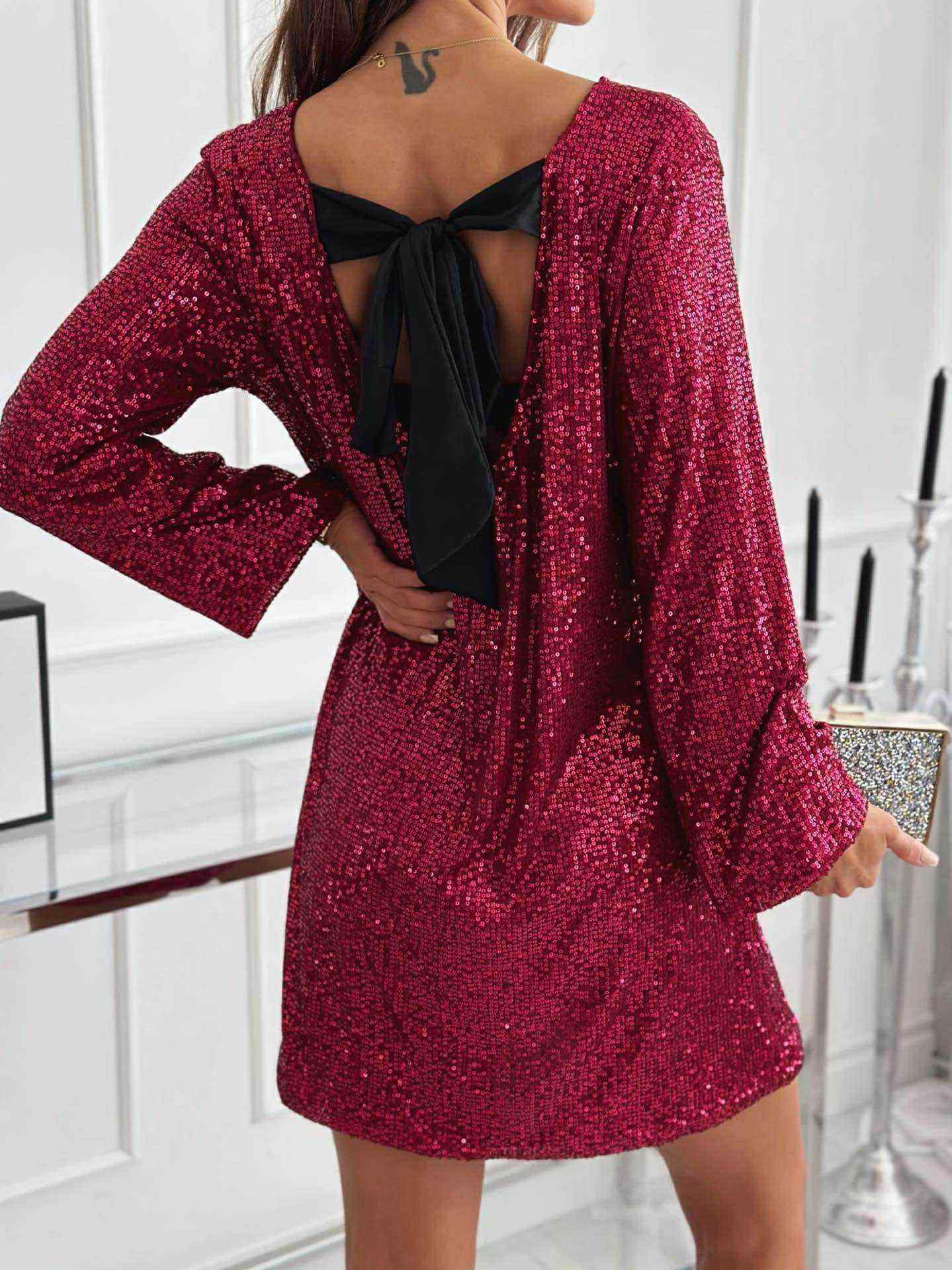 Bonnia dress red 2429