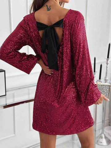 Bonnia dress red 2429