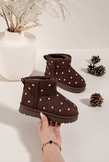 Kiddie karla boots brown heart - 20401 202020