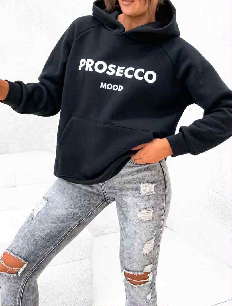 Prosecco sweat black 8707
