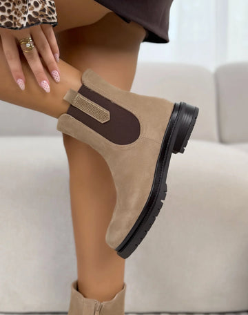 Chelsea Boots beige - HB-319