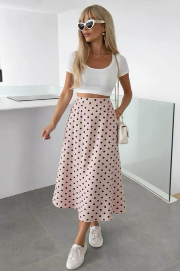 Kliala Dot skirt rosa  - 640