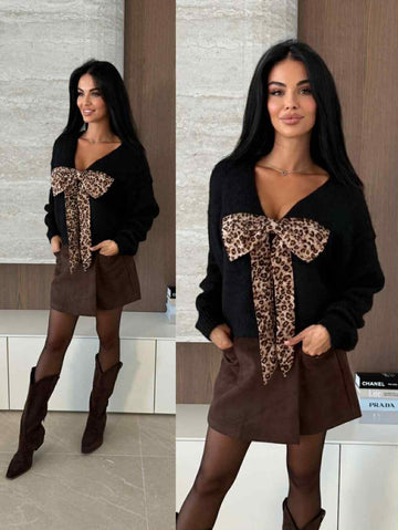 Caboy Leo Knit Black  - AT8534