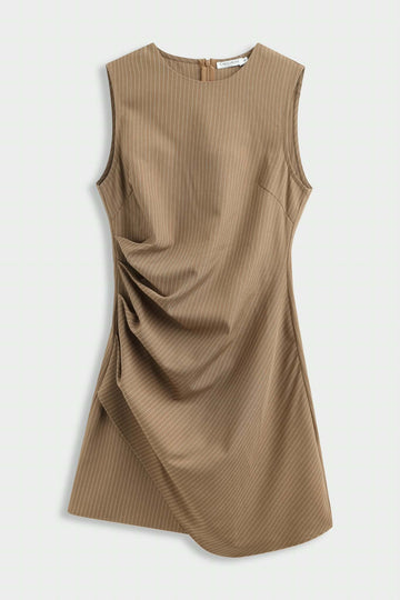 Klarin dress camel - PS9725