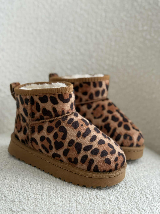 Kiddie boots all leopard