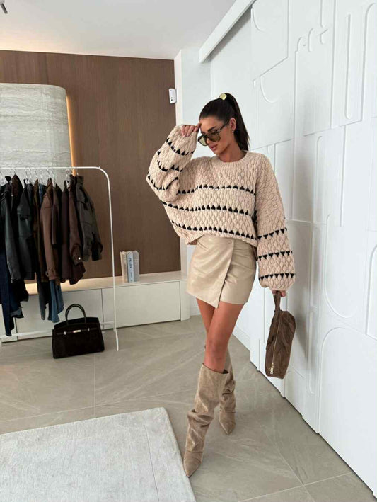 Missya sweat Beige - TV7097