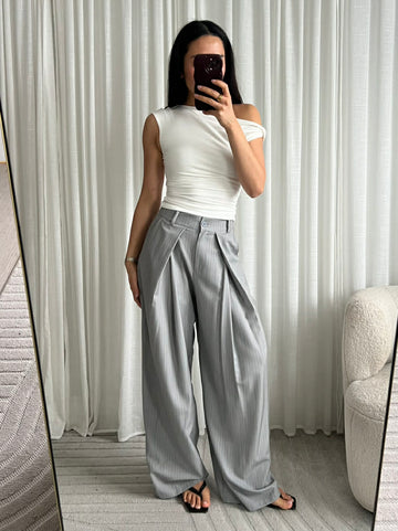 Makiza pants grey    -M823-1