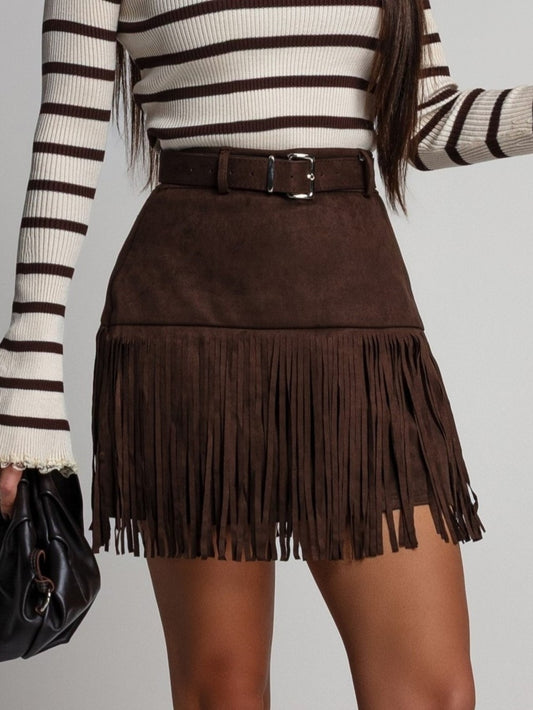 Charlie skirt choko - W43832