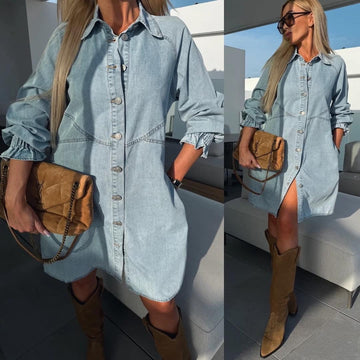 Habah denim dress - M03050