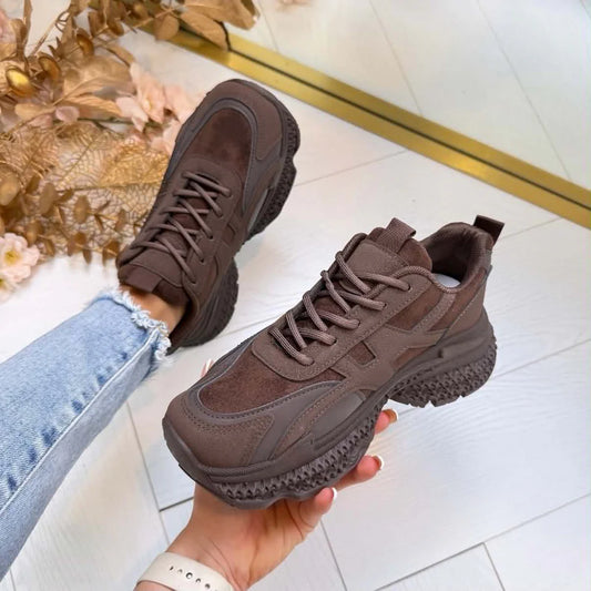 Alice Diamond sneakers Brown - A88-231