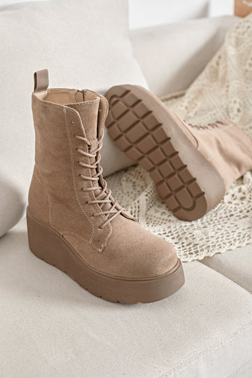 Molina Taupe boots - LB5