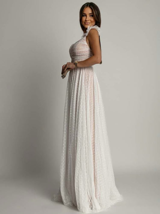 Likie dress white   -23657