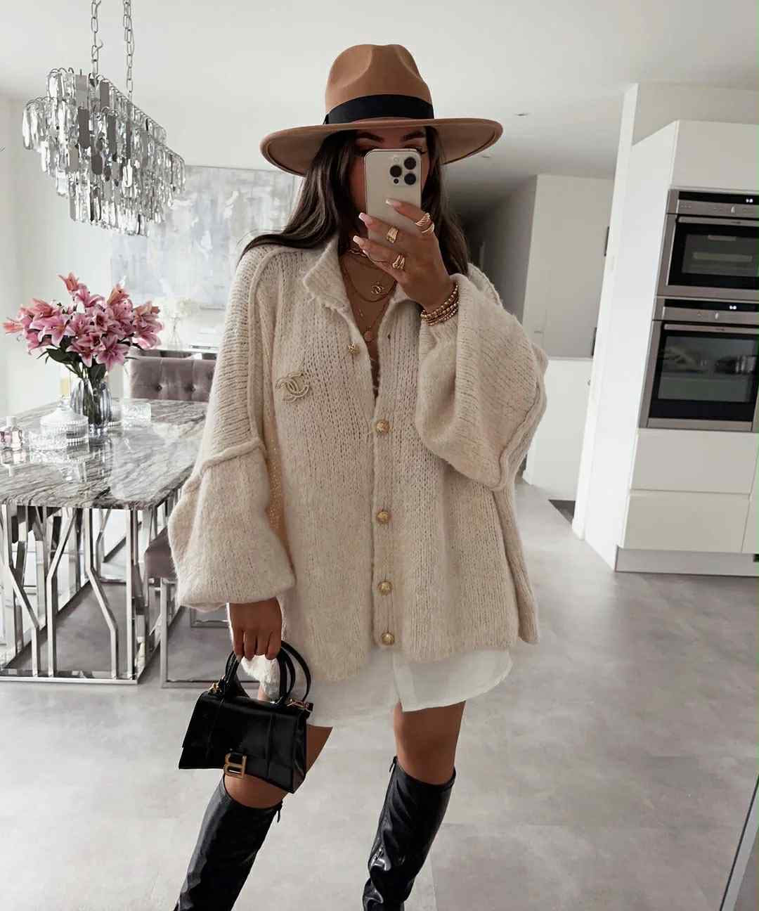 Elifa sweat beige
