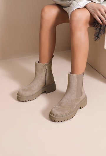 Leslie boots khaki - WZ-15