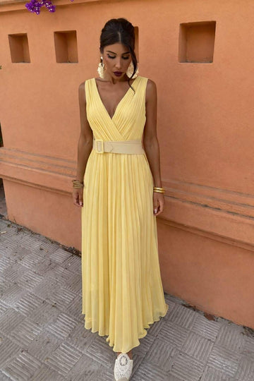 Blosom dress yellow- 15091