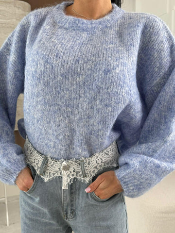 Madeliene sweat blue  - 21351 556