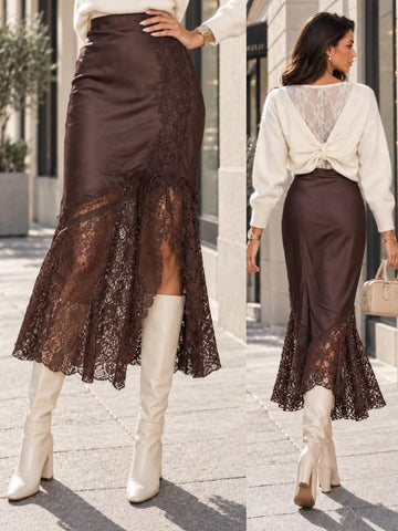 Dandy skirt coffe - U116