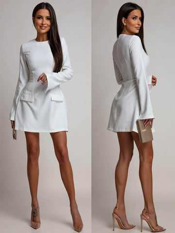 Kreed dress White  - EP1957-1