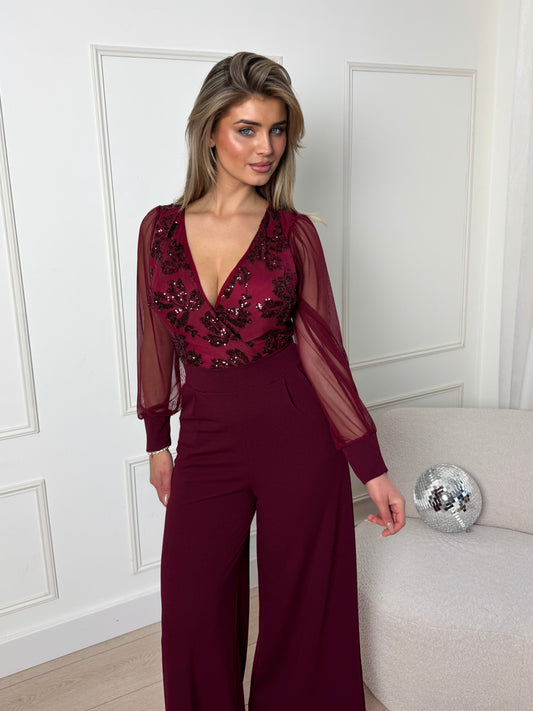 Marta jumpsuit red - 6192