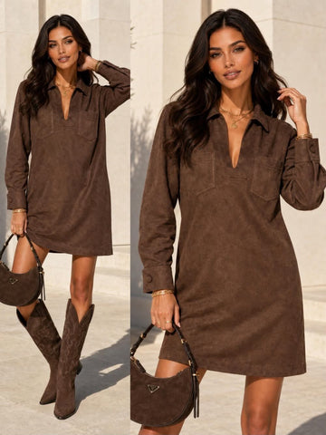 Arcia dress choko - JP3507