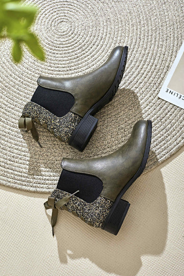 Senan glitter boots Green - M191-3