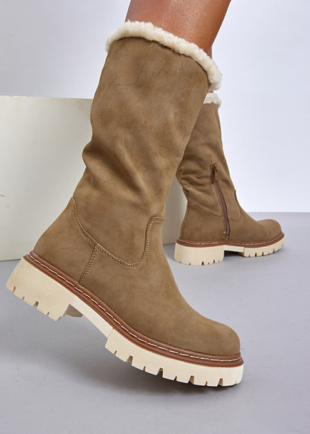 Oregan boots taupe  - F6331