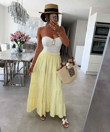 Netha skirt yellow 7625