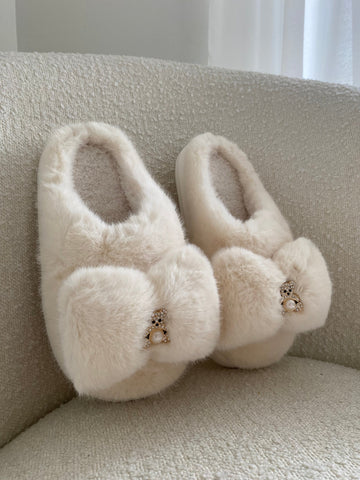 Aniska slippers Beige/white