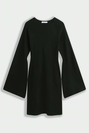 Ammy sweat dress black - QT91066