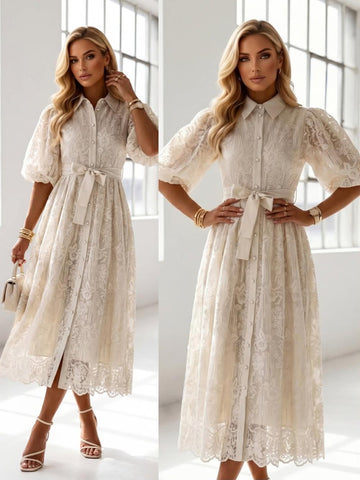 Giroa lace dress - W53254