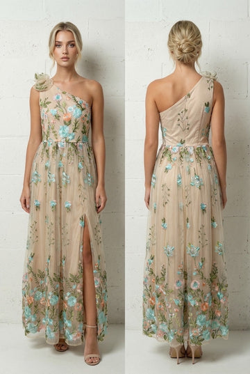 Mellania Flower dress Blue -606620