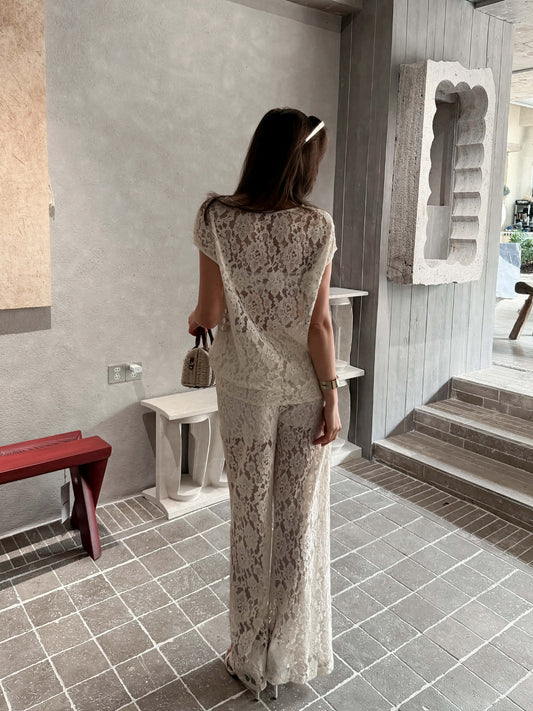 Belice pants white - 6385