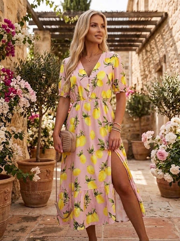 Zolla dress rosa Lemon - 2343-29