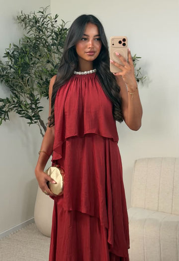 Lavah dress rust- HQ3588
