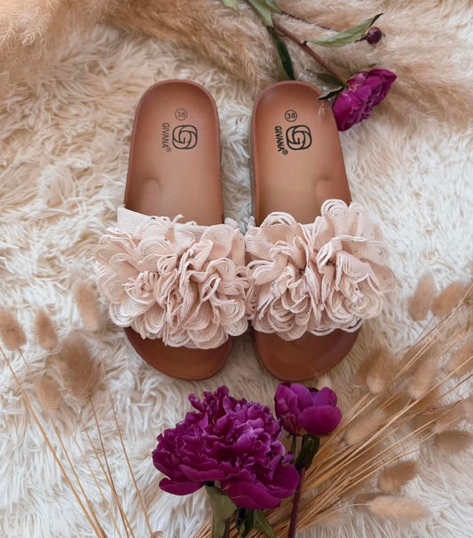 Kellia slippers beige - LX9625