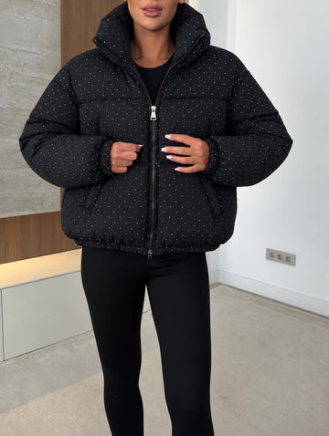 Zykro simili jacket Black - HY-123