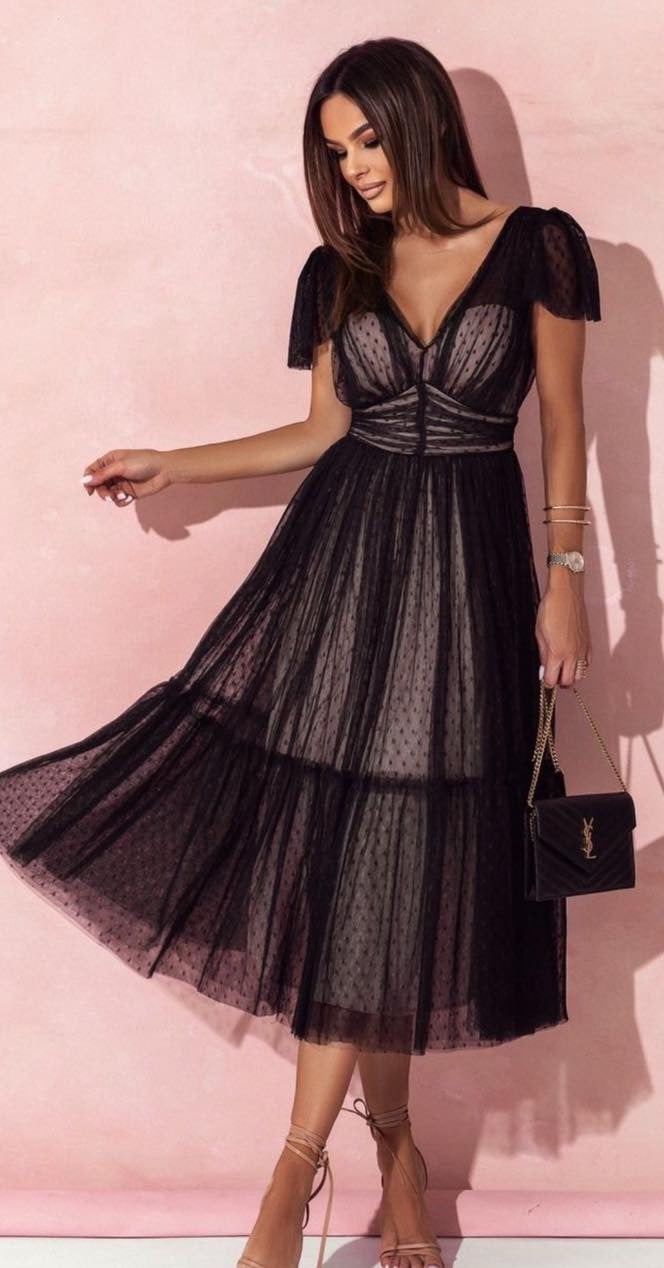 Ritte dress black - 23375