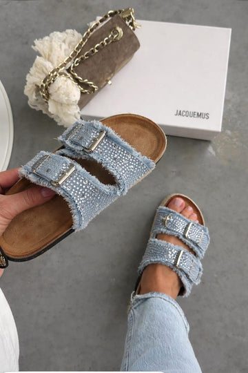 Denna slippers Blue 556 12345